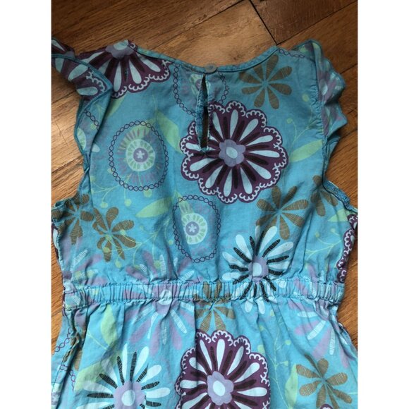 Fresh Produce Size 6X/7 Bright Blue Floral - Picture 6 of 6